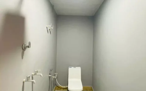 camp with attached bathroom